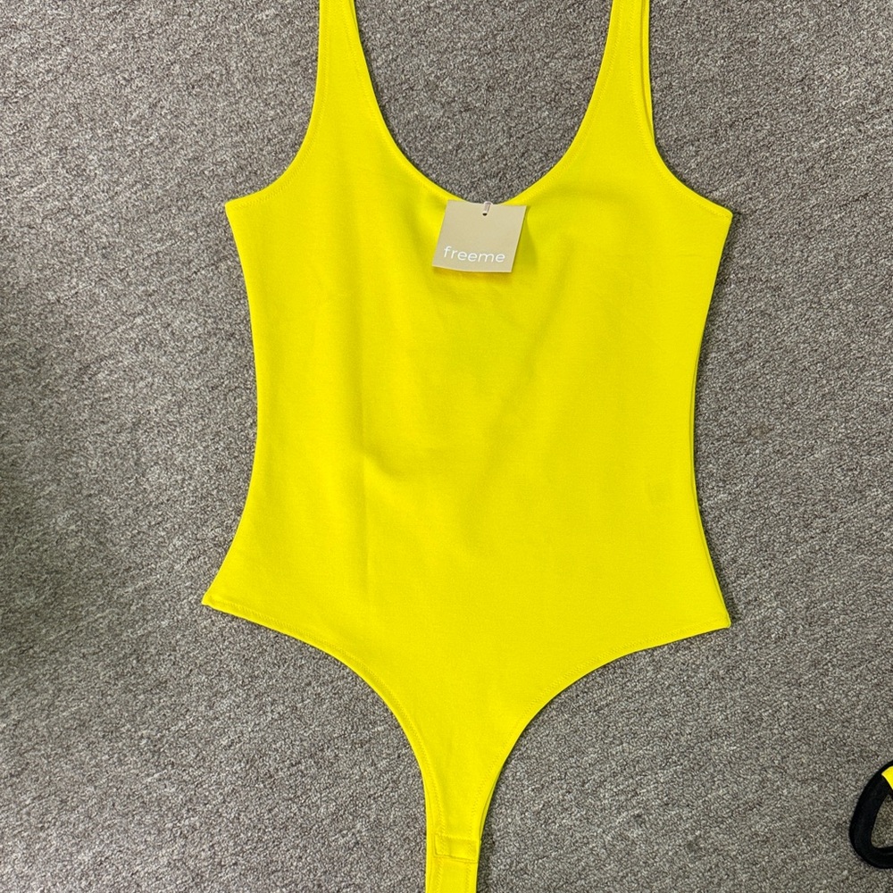 Yellow Women's Bodysuit